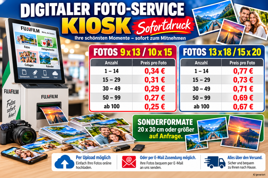 Foto Druck / Kiosk-Sofortdruck