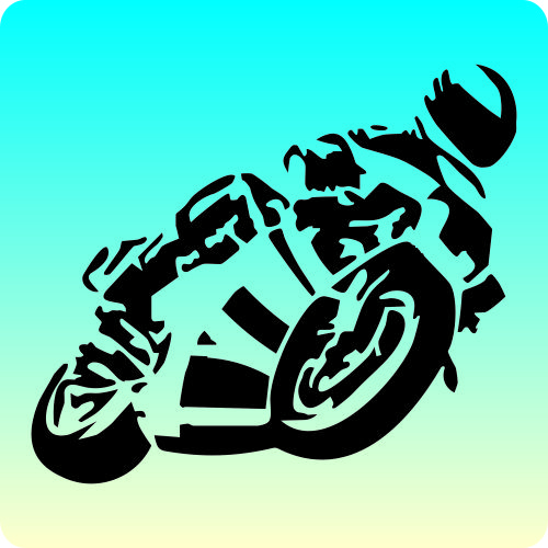 Motorrad-Aufkleber ab 100 x 90 mm