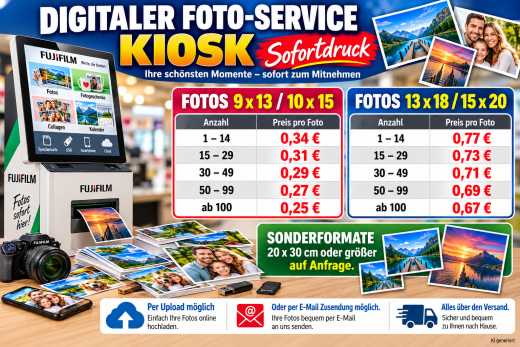 Fotos im Kiosk-Sofortdruck