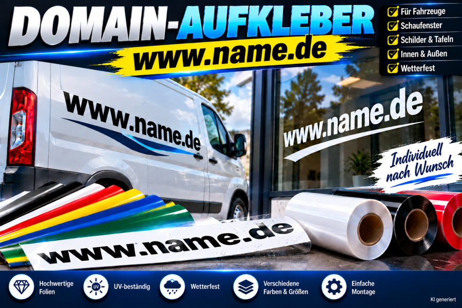Domain-Aufkleber
