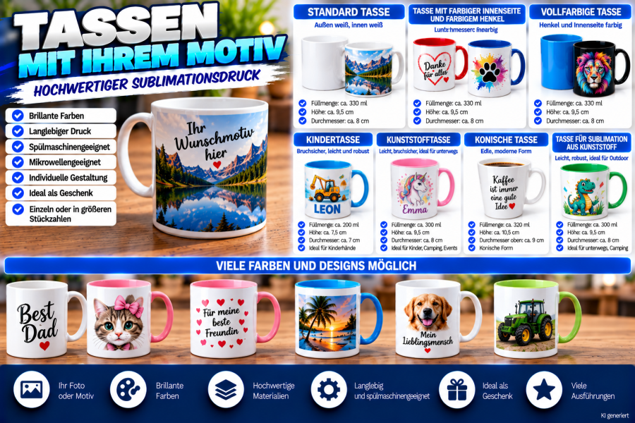 Tassen bedruckt