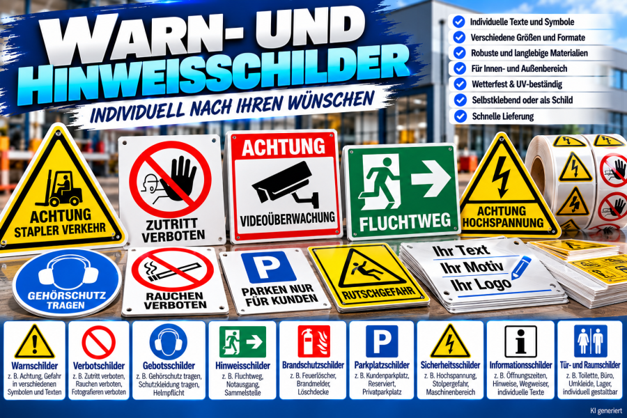 Warn u. Hinweisschilder