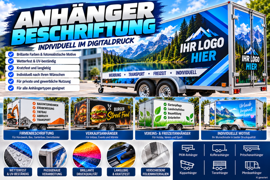 Anhänger-Beschriftung