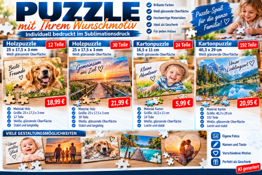 Puzzle bedruckt