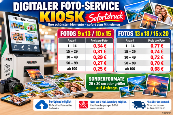 Fotos im Kiosk-Sofortdruck